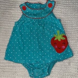 Strawberry Carter Babygirl Romper